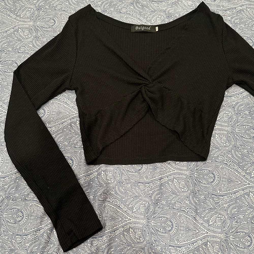 Black Crop Top